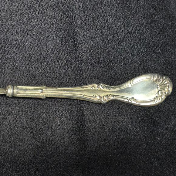 Vintage Twisted Handle Scalloped Punch Ladle 15" - Picture 7 of 10
